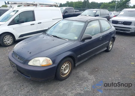 1997 Honda Civic Cx from USA, damaged, VIN 2HGEJ6320VH122798